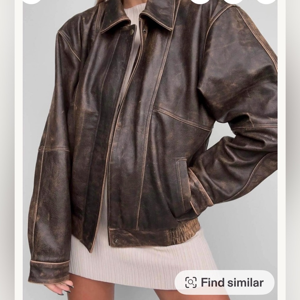 Brown Genuine Leather Jacket